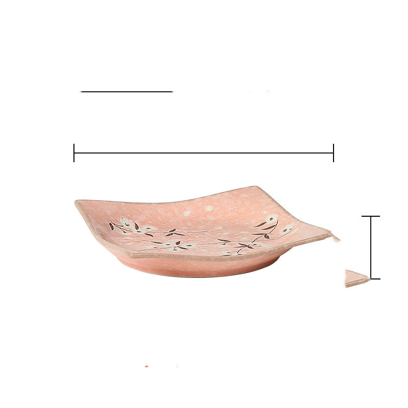Japanese-style Tableware Plate Steak Plate Dinner Plate Flat Plate - Walfos® Kitchenware