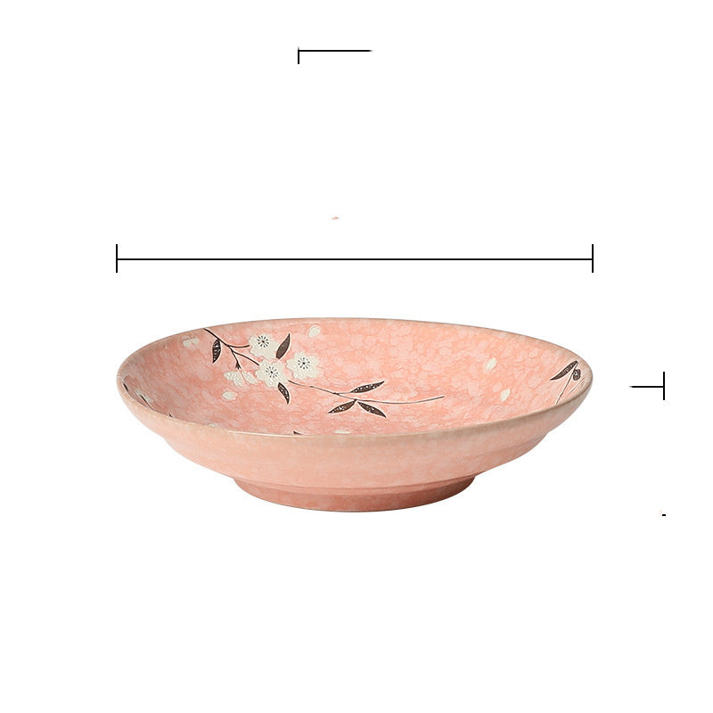 Japanese-style Tableware Plate Steak Plate Dinner Plate Flat Plate - Walfos® Kitchenware