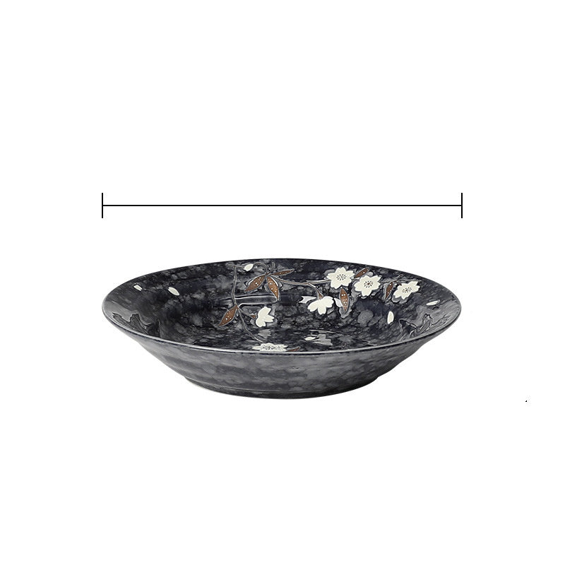 Japanese-style Tableware Plate Steak Plate Dinner Plate Flat Plate - Walfos® Kitchenware