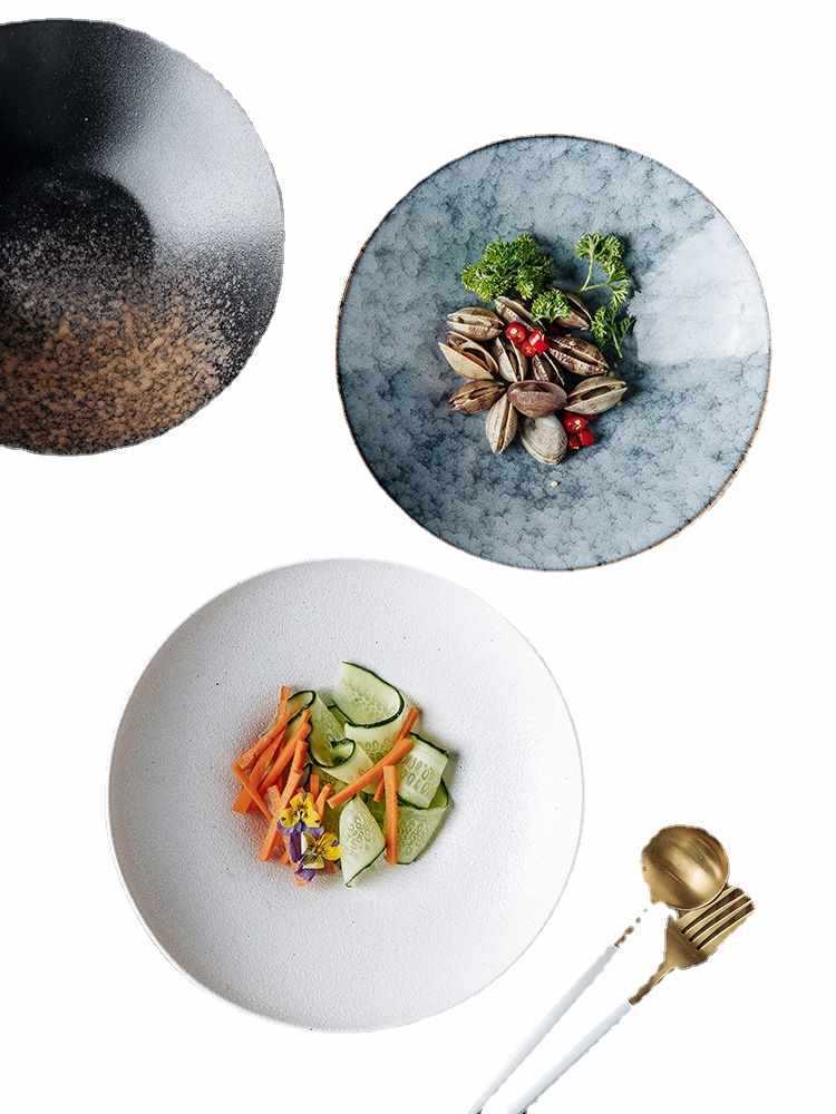 Japanese Ceramic Bamboo Hat Salad Bowl - Walfos® Kitchenware