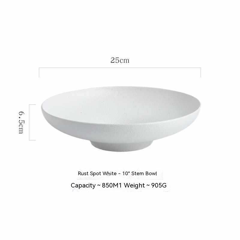 Japanese Ceramic Bamboo Hat Salad Bowl - Walfos® Kitchenware