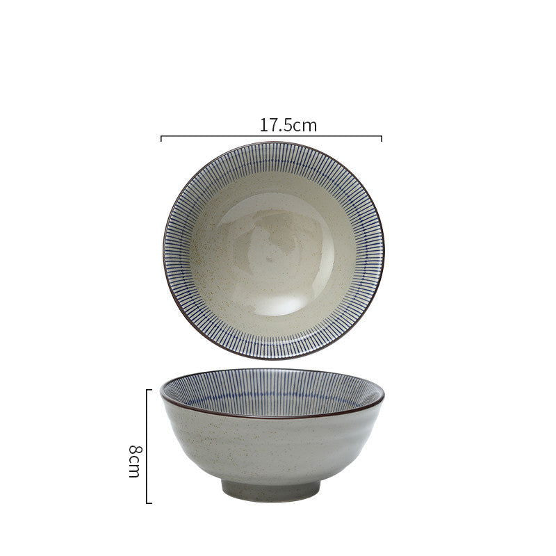 Japanese Ceramic Bowl Commercial Large Ramen - Walfos® Kitchenware