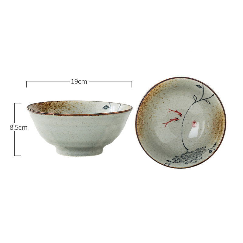Japanese Ceramic Bowl Commercial Large Ramen - Walfos® Kitchenware