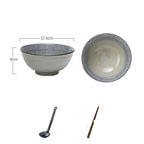 Japanese Ceramic Bowl Commercial Large Ramen - Walfos® Kitchenware