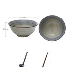 Japanese Ceramic Bowl Commercial Large Ramen - Walfos® Kitchenware