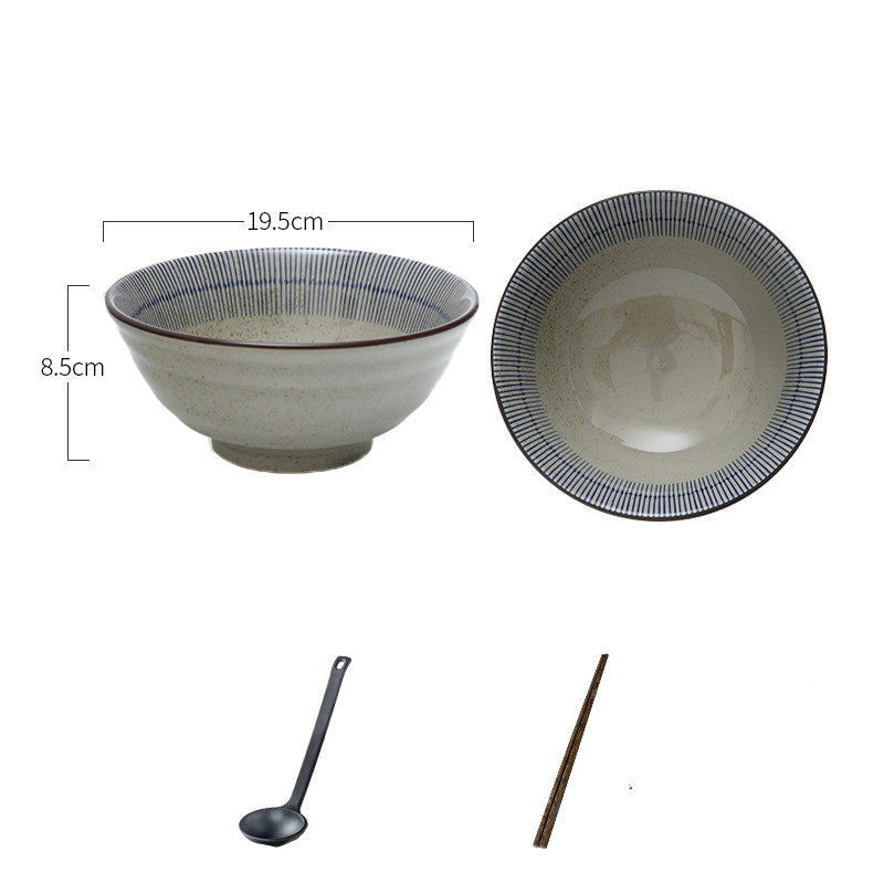 Japanese Ceramic Bowl Commercial Large Ramen - Walfos® Kitchenware