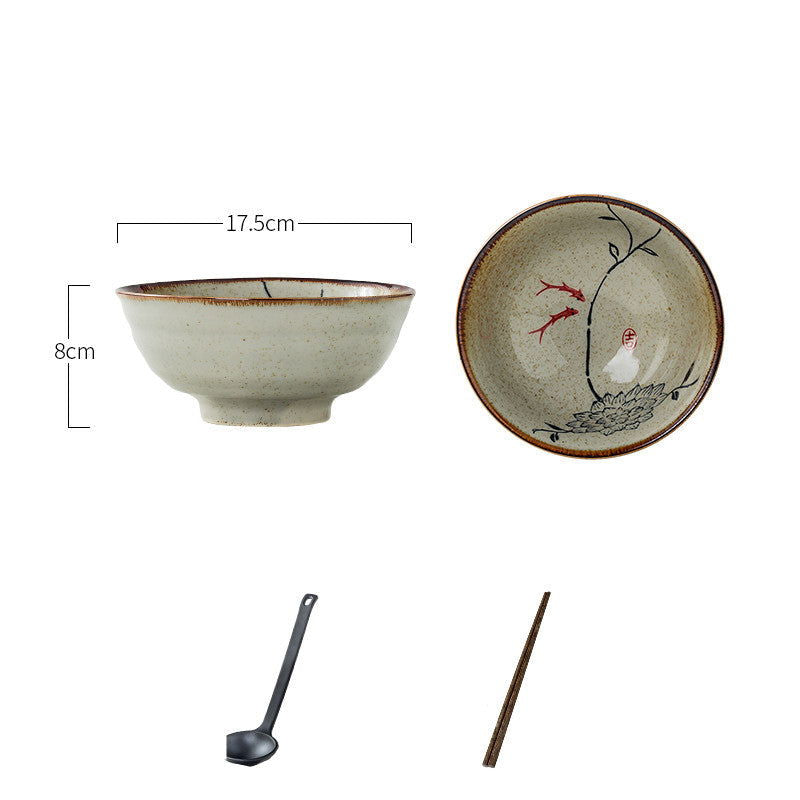 Japanese Ceramic Bowl Commercial Large Ramen - Walfos® Kitchenware