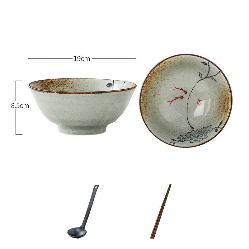 Japanese Ceramic Bowl Commercial Large Ramen - Walfos® Kitchenware