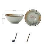 Japanese Ceramic Bowl Commercial Large Ramen - Walfos® Kitchenware