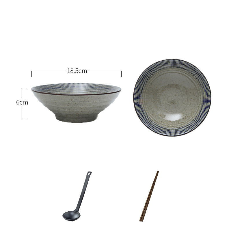 Japanese Ceramic Bowl Commercial Large Ramen - Walfos® Kitchenware