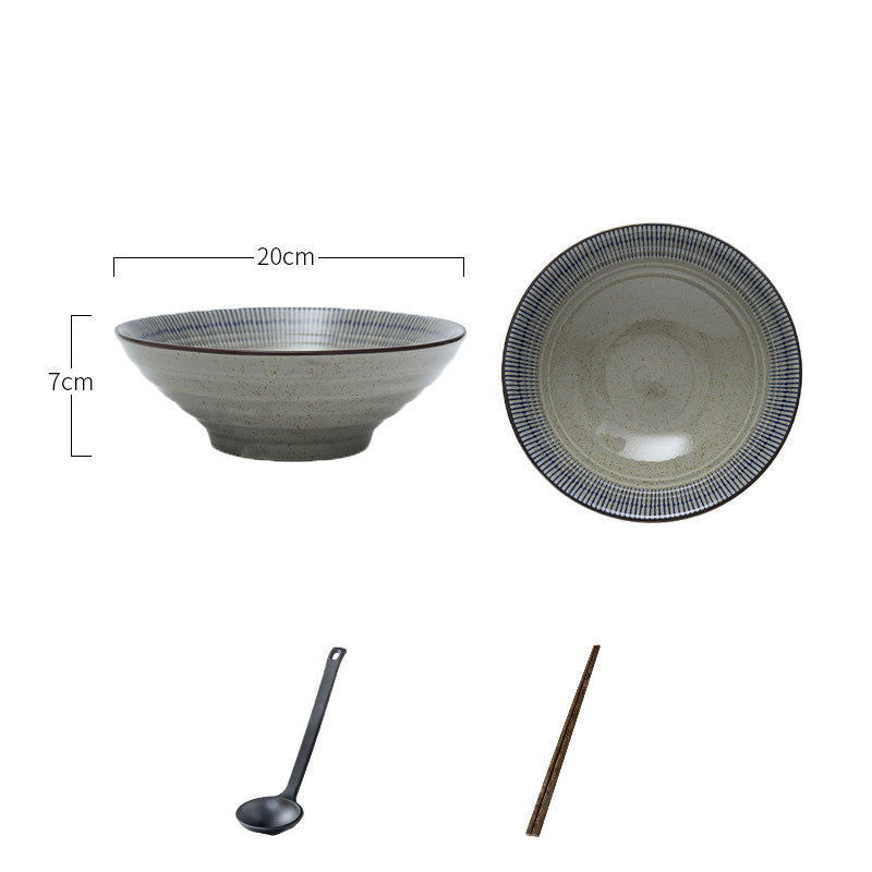 Japanese Ceramic Bowl Commercial Large Ramen - Walfos® Kitchenware