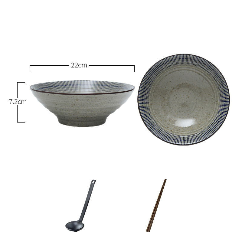 Japanese Ceramic Bowl Commercial Large Ramen - Walfos® Kitchenware