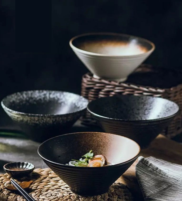 Japanese Ceramic Bowl Household Large Bowl Ramen Bowl - Walfos® Kitchenware