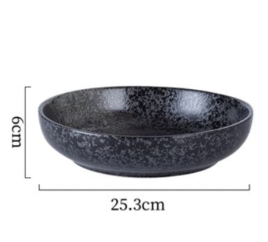 Japanese Ceramic Deep Plate Cutlery - Walfos® Kitchenware