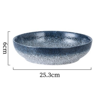 Japanese Ceramic Deep Plate Cutlery - Walfos® Kitchenware