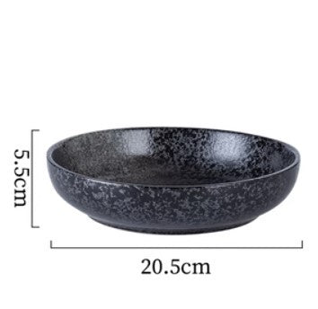 Japanese Ceramic Deep Plate Cutlery - Walfos® Kitchenware