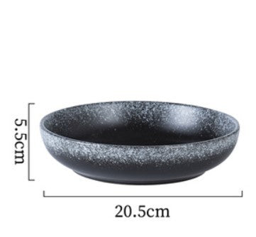 Japanese Ceramic Deep Plate Cutlery - Walfos® Kitchenware