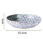 Japanese Ceramic Deep Plate Cutlery - Walfos® Kitchenware
