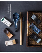 Japanese Ceramic Pillow Holder For Chopsticks - Walfos® Kitchenware
