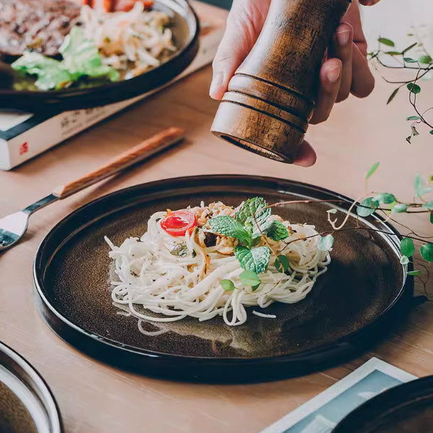 Japanese Ceramic Plate Household Pasta Steak Plate - Walfos® Kitchenware