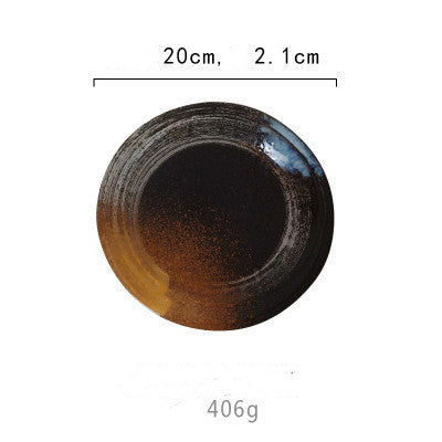 Japanese Ceramic Tableware Hotel Plate Fish Hand Painted Plate - Walfos® Kitchenware