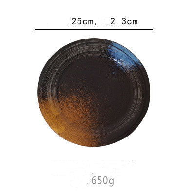 Japanese Ceramic Tableware Hotel Plate Fish Hand Painted Plate - Walfos® Kitchenware
