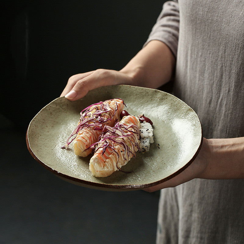 Japanese Ceramic Western Food Plate Fish Plate - Walfos® Kitchenware