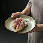 Japanese Ceramic Western Food Plate Fish Plate - Walfos® Kitchenware