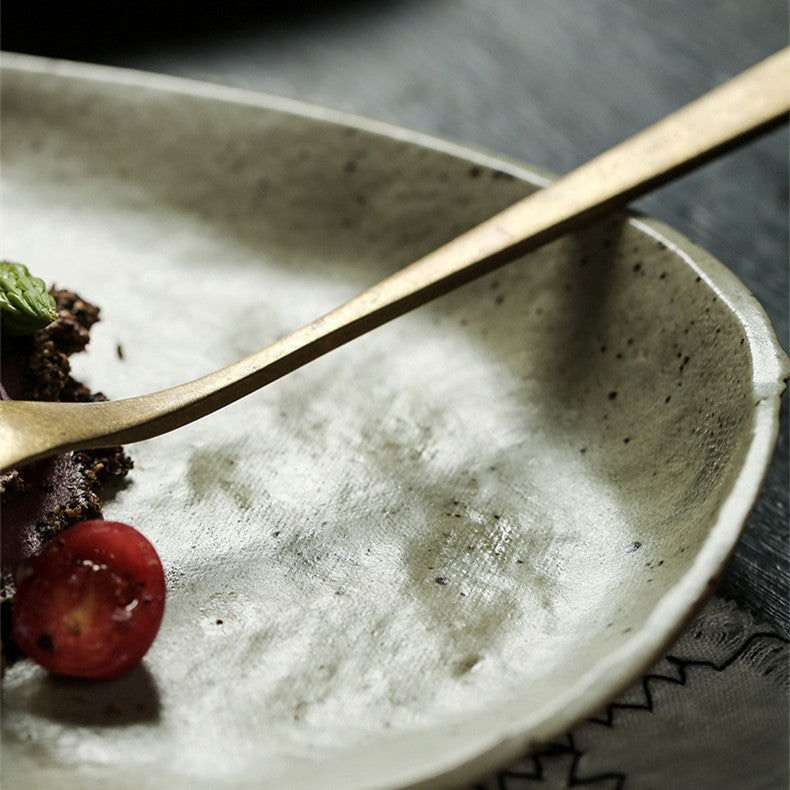 Japanese Ceramic Western Food Plate Fish Plate - Walfos® Kitchenware