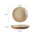Japanese Ceramic Western Food Plate Fish Plate - Walfos® Kitchenware