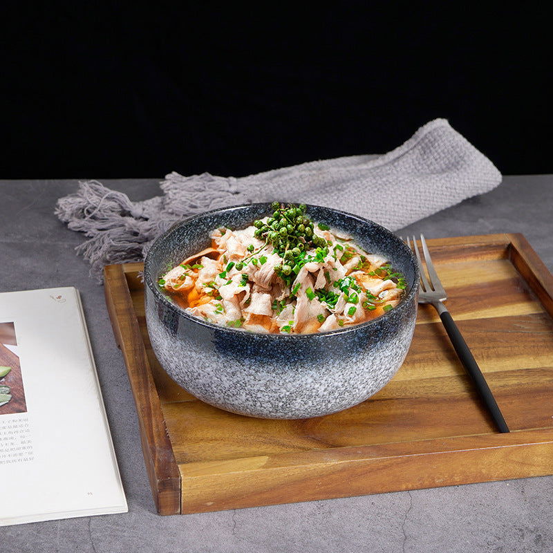 Japanese Ceramic Wholesale Retro Soup Bowl Salad Bowl Tableware - Walfos® Kitchenware