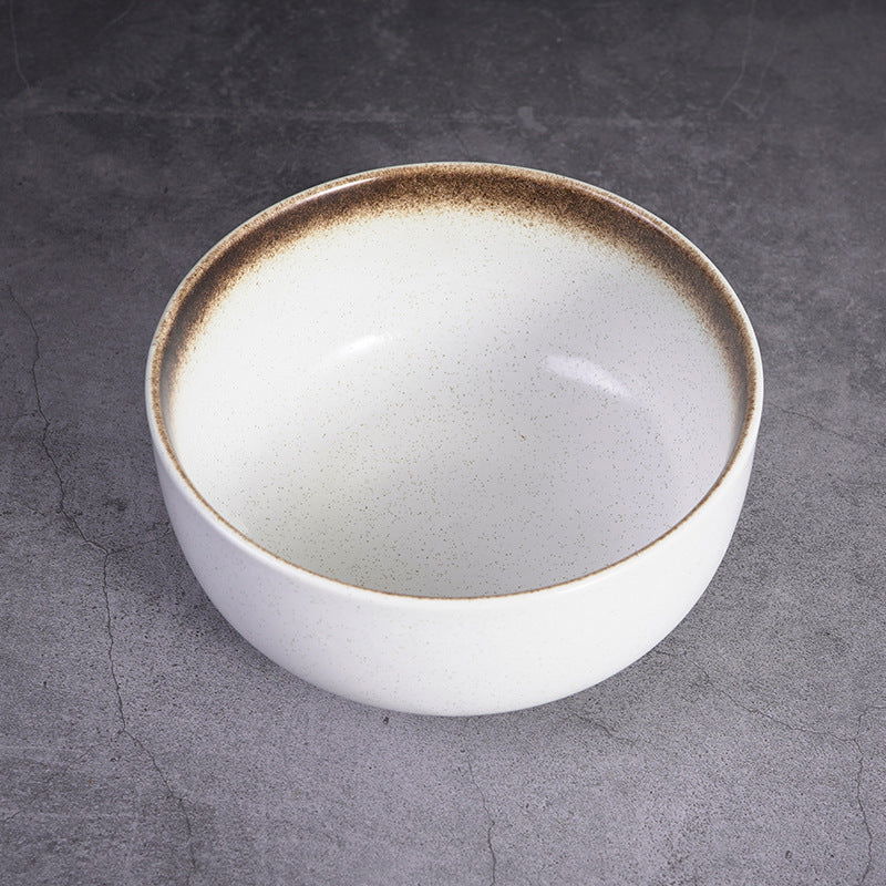Japanese Ceramic Wholesale Retro Soup Bowl Salad Bowl Tableware - Walfos® Kitchenware