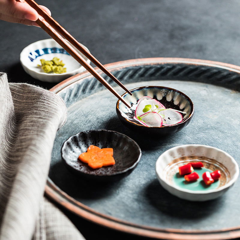 Japanese Chrysanthemum Flavored Ceramic Plate - Walfos® Kitchenware