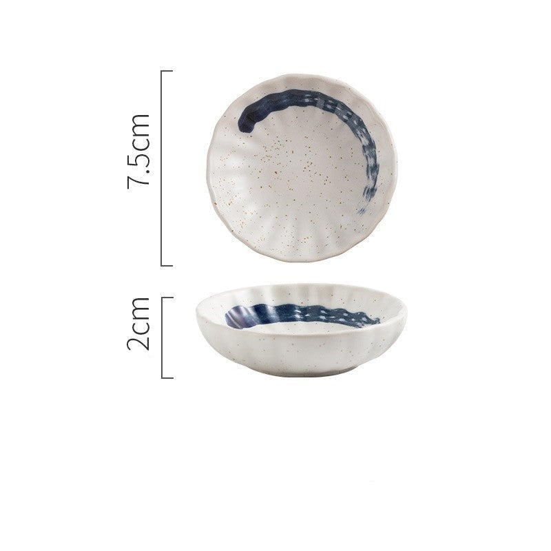 Japanese Chrysanthemum Flavored Ceramic Plate - Walfos® Kitchenware