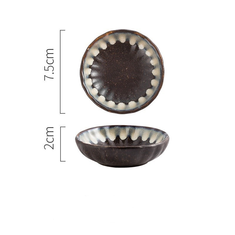 Japanese Chrysanthemum Flavored Ceramic Plate - Walfos® Kitchenware