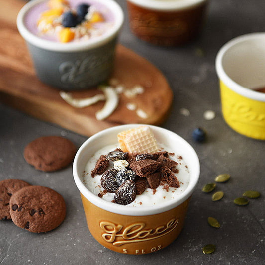 Japanese Color Ceramic Baking Mould Bowl - Walfos® Kitchenware