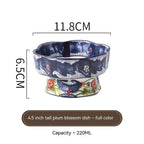 Japanese Creative Tall Bowl Ceramic Bowl Huaishi Cuisine - Walfos® Kitchenware