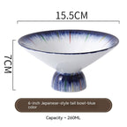 Japanese Creative Tall Bowl Ceramic Bowl Huaishi Cuisine - Walfos® Kitchenware