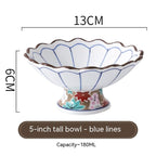 Japanese Creative Tall Bowl Ceramic Bowl Huaishi Cuisine - Walfos® Kitchenware