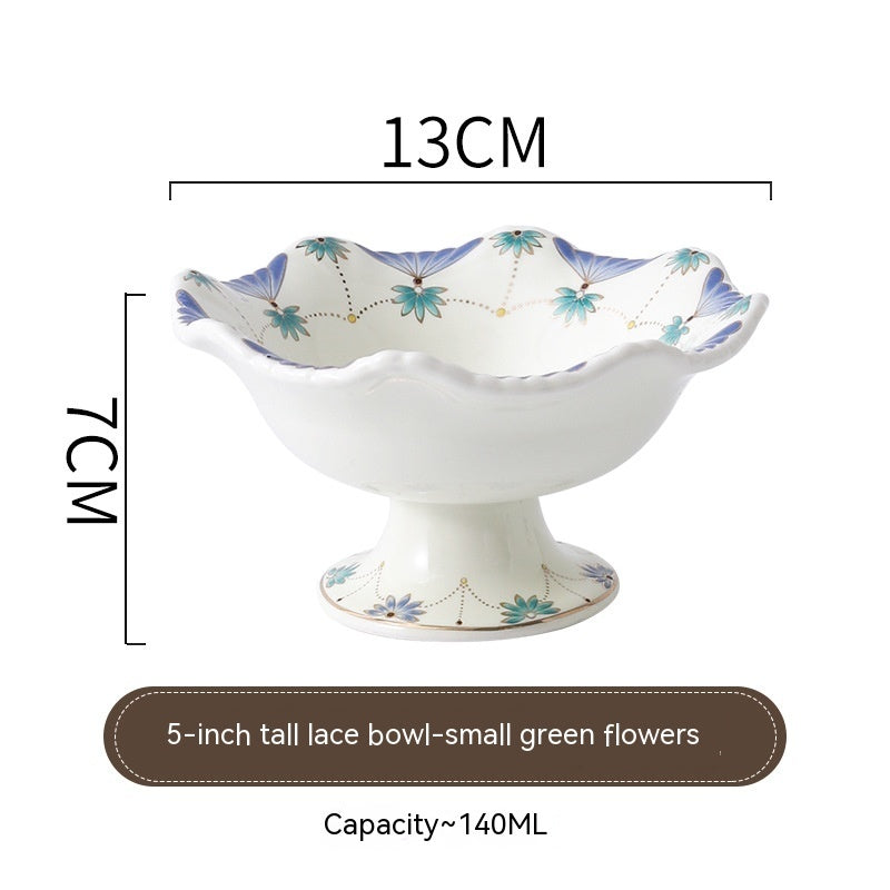 Japanese Creative Tall Bowl Ceramic Bowl Huaishi Cuisine - Walfos® Kitchenware