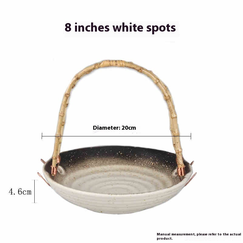 Japanese Cuisine Plate With Handle Basket Plate - Walfos® Kitchenware