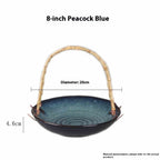Japanese Cuisine Plate With Handle Basket Plate - Walfos® Kitchenware