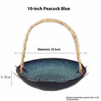 Japanese Cuisine Plate With Handle Basket Plate - Walfos® Kitchenware