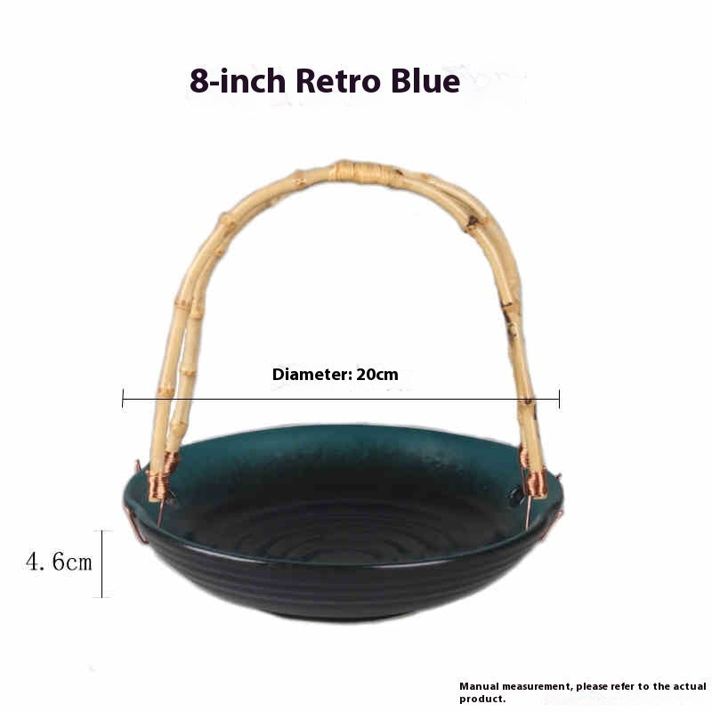Japanese Cuisine Plate With Handle Basket Plate - Walfos® Kitchenware