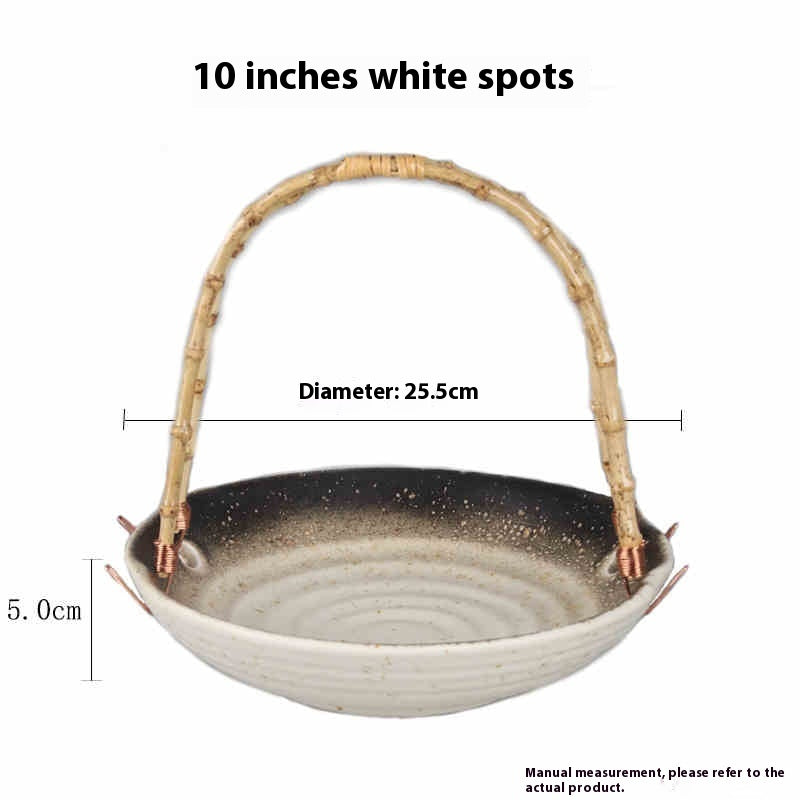 Japanese Cuisine Plate With Handle Basket Plate - Walfos® Kitchenware