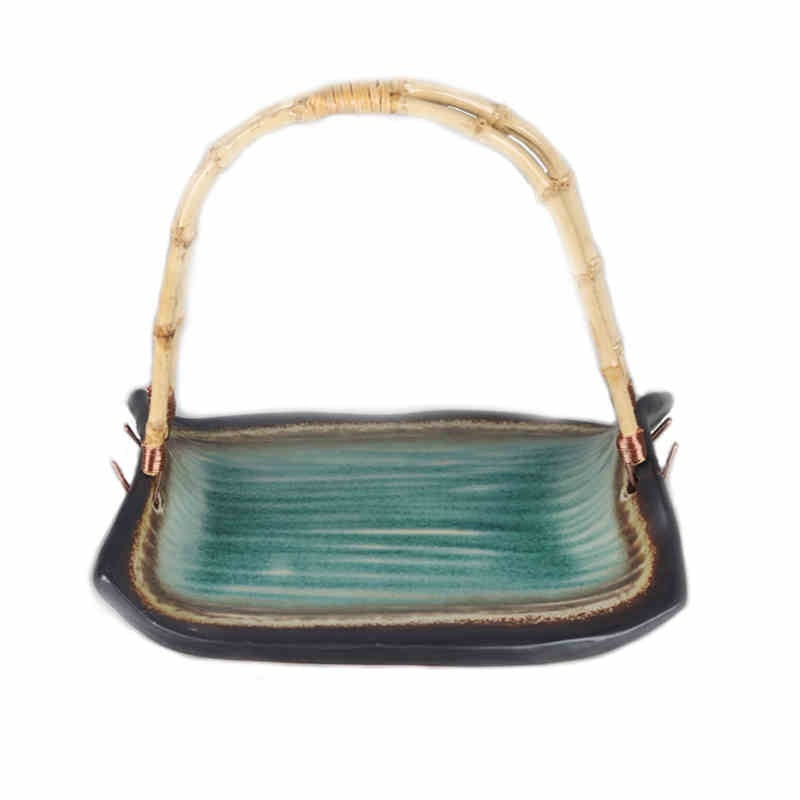 Japanese Cuisine Plate With Handle Basket Plate - Walfos® Kitchenware