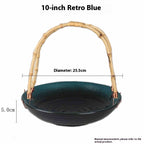 Japanese Cuisine Plate With Handle Basket Plate - Walfos® Kitchenware