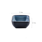 Japanese Dipping Dish Divided Ceramic Multi-style Flavor Dish Snack Dish - Walfos® Kitchenware