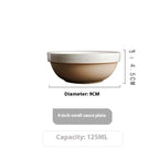 Japanese Fasting Japanese Style Retro Tableware Stoneware Rice Bowl Ramen Bowl - Walfos® Kitchenware
