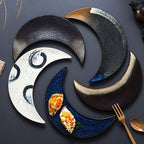 Japanese Food Sushi Plate Ceramic Irregular Plate - Walfos® Kitchenware